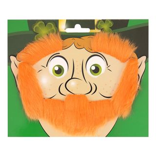 Skæg & Øjenbrynssæt Leprechaun