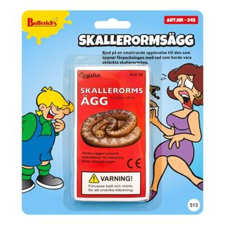 Skallerormsägg Skämtartikel