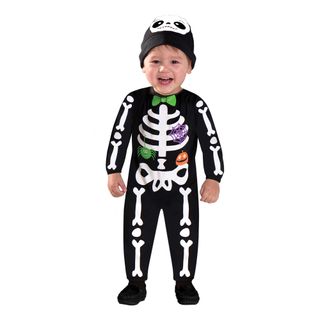 Skelet Jumpsuit Babykostume