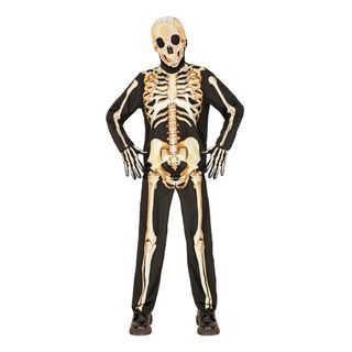 Skelet Tracksuit Børnekostume