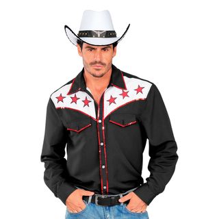 Skjorte Rodeo Cowboy Sort