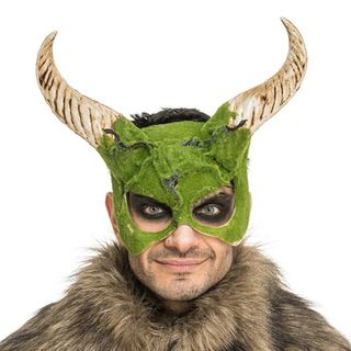Skogsväsen Halvmask med Horn