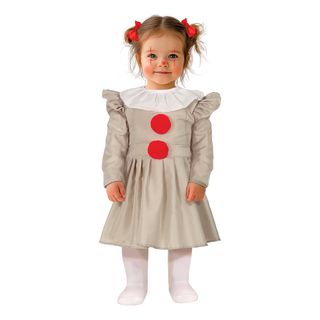 Skræmmende Klovn Baby Kostume