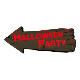 Skilt Halloween Party