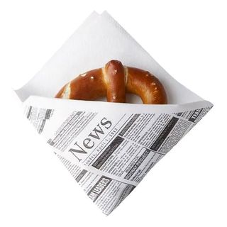 Snackservetter Tygliknande Tidningsmotiv