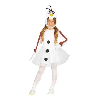 Snemand Kjole Børnekostume