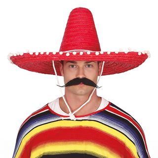 Sombrero Stor Rød