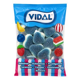 Sour Giant Blue Raspberry Heart Storpack