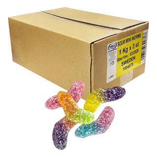 Sour Mini Worms Økonomipakke