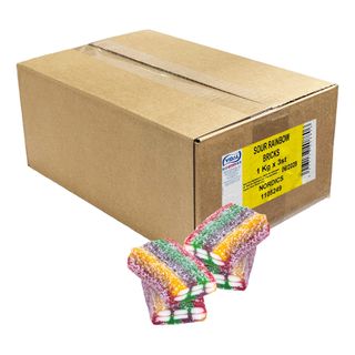 Sour Rainbow Bricks Storpack