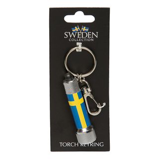 Souvenir Nøglering Lommelygte Sweden