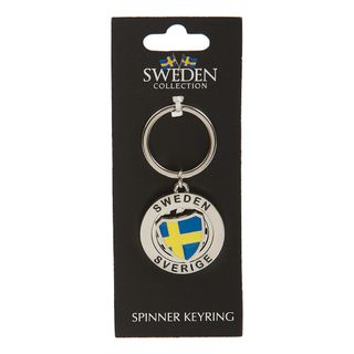 Souvenir Nøglering Spinner Sweden/Sverige