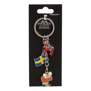 Souvenir Nøglering Sweden Hest/Elg