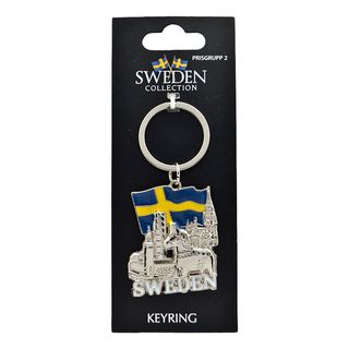 Souvenir Nøglering Sweden Vartegn