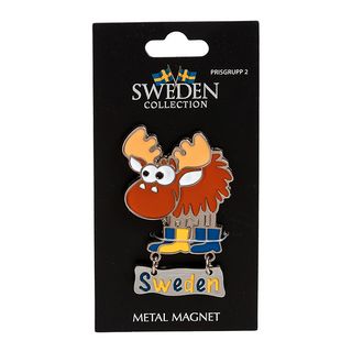 Souvenir Sweden Elg Magnet