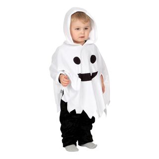 Spöke Poncho Barn Maskeraddräkt