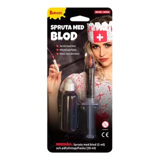Sprøjte og Falsk Blod