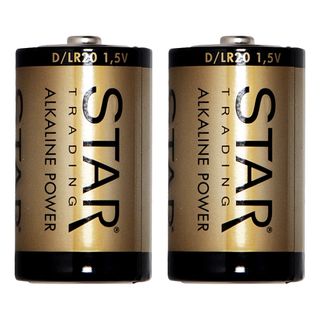 ST Power Alkaline D-batterier