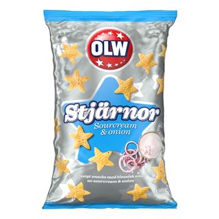 OLW Stjerner Sourcream & Onion
