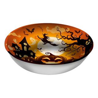 Stor Slikskål i Plast Halloweengræskar