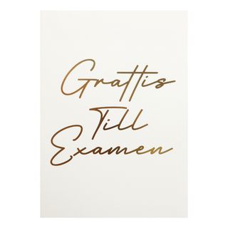 Stort Kort Tillykke Med Eksamen