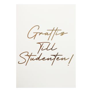 Stort Kort Tillykke Med Studenterhuen