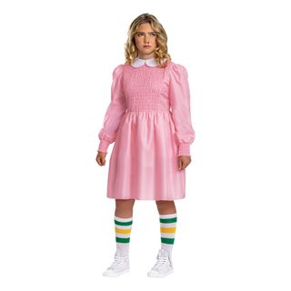 Stranger Things Eleven Lyserød Teen Kostume
