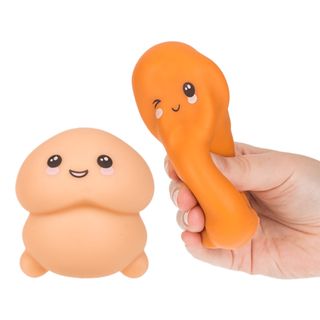 Stressbold Penis med Ansigt