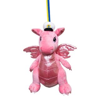 Studenterbamse Lyserød Drage