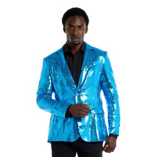 Suitmeister Pailletblazer Blå