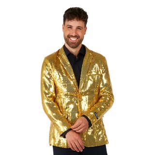 Suitmeister Pailletjakke Gold