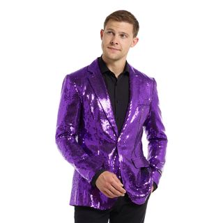 Suitmeister Pailletblazer Lilla