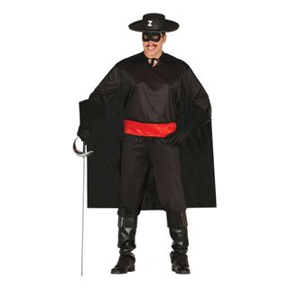 Sort Bandit Kostume