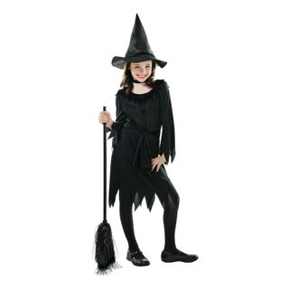 Sort Heks Børnekostume