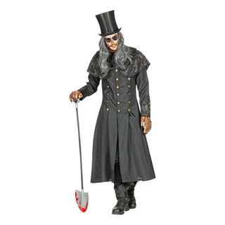 Sort Frakke Halloweenkostume