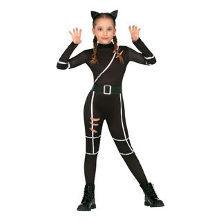 Sort Kat Børnekostume