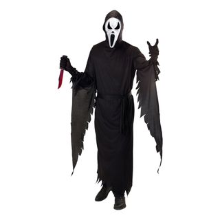 Sort Spøgelse Kostume