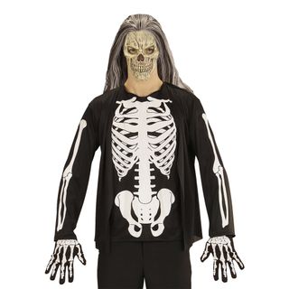Sort Bluse Skelet