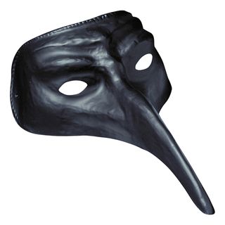 Sort Venetiansk Maske