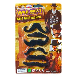 Det Vilde Vesten Cowboy Moustacher