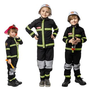 Svensk Brandmand Børnekostume