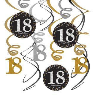 Swirls 18 Sølvmix Hængende Dekoration