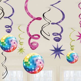 Swirls Disco Hængende Dekoration
