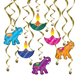 Swirls Diwali Hængende Dekoration