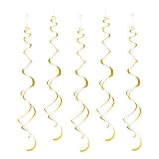 Swirls Guld Hængende Dekoration