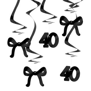 Swirls Tal 40 Sort