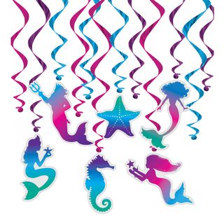 Swirls Havfrue Hængende Dekoration