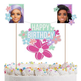 Kagedekoration Barbie Sweet Life