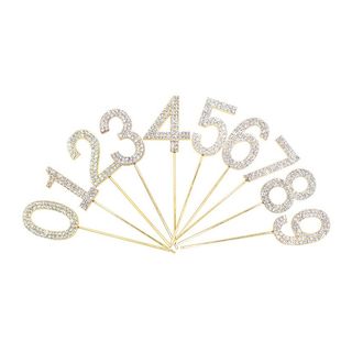 Kagedekoration Tal Diamanter Guld