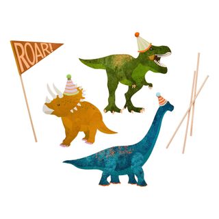 Kagedekorationer Dinosaurer